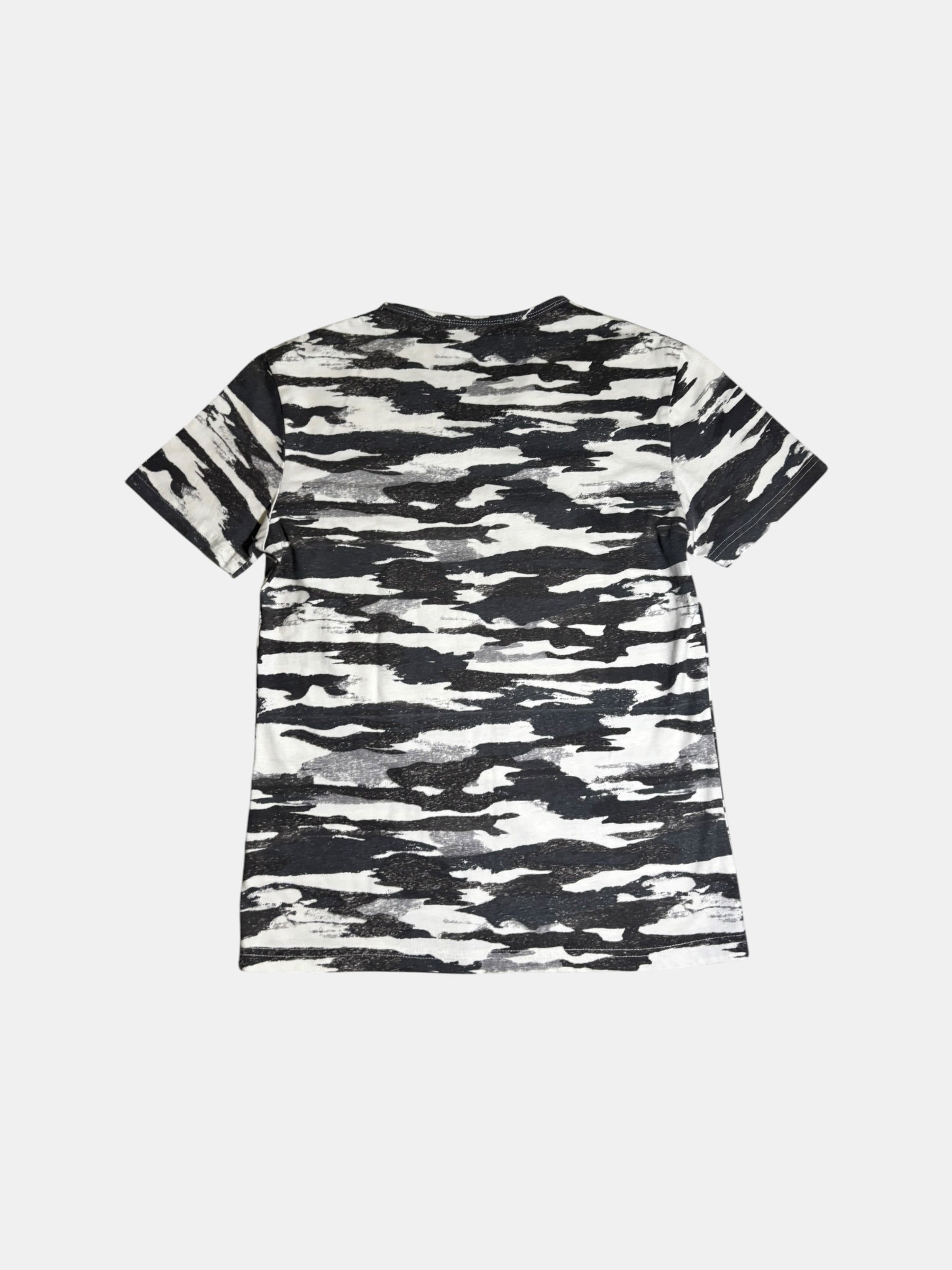 Abstract Camo V-Neck T-Shirt