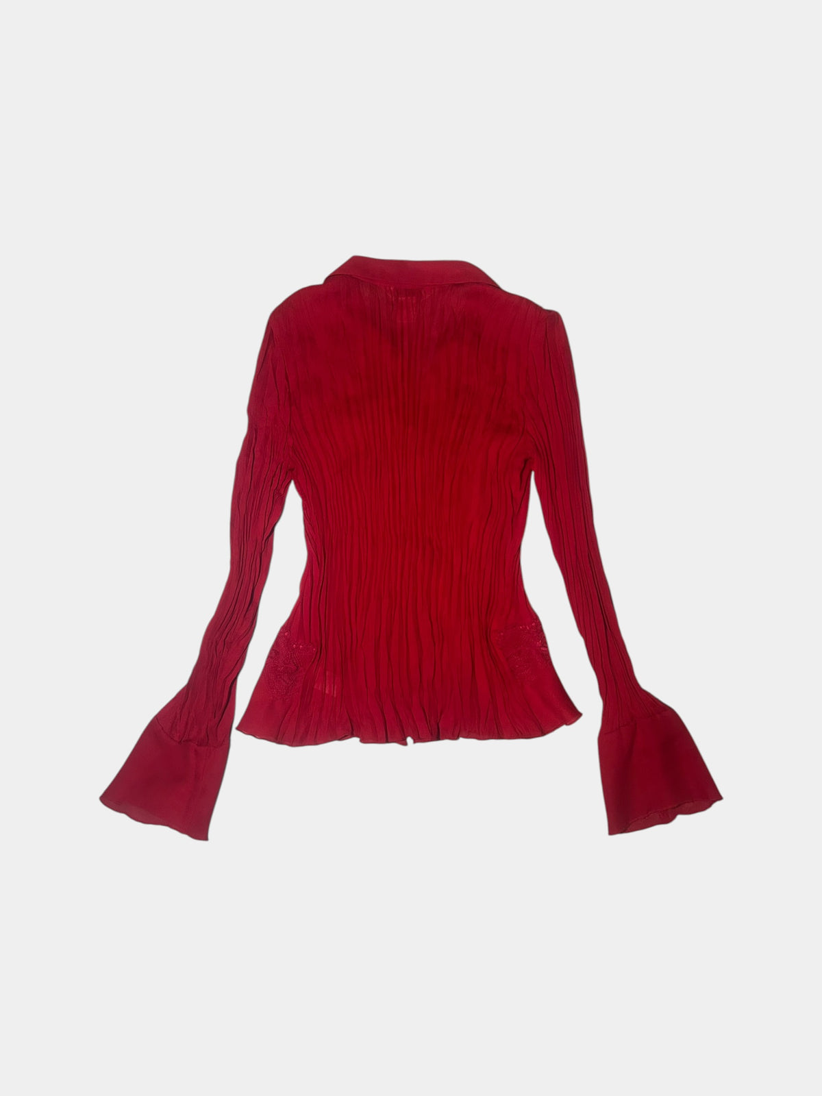 Lace-Trim Blouse