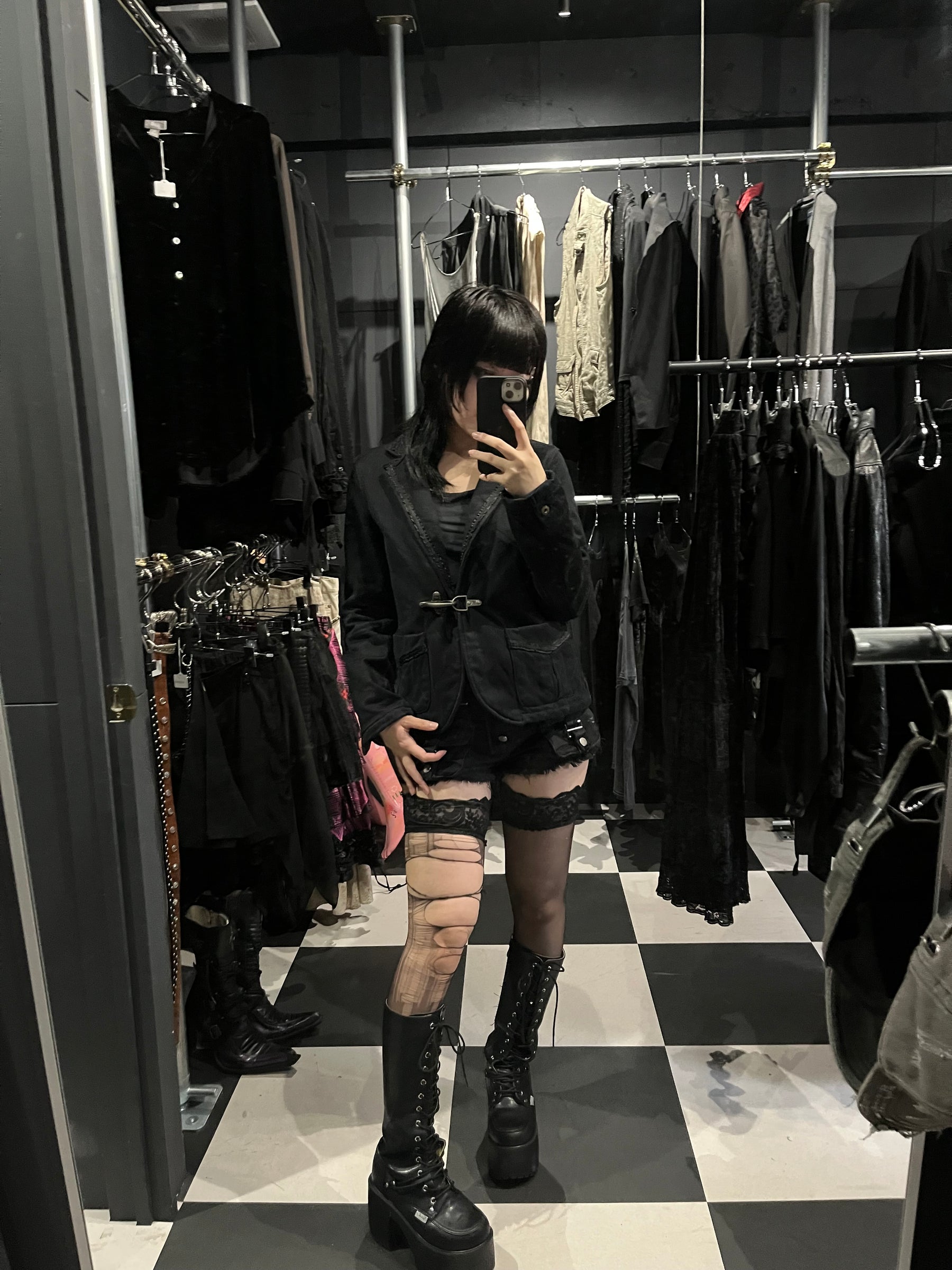 H.Jelly Lace-Trim Jacket