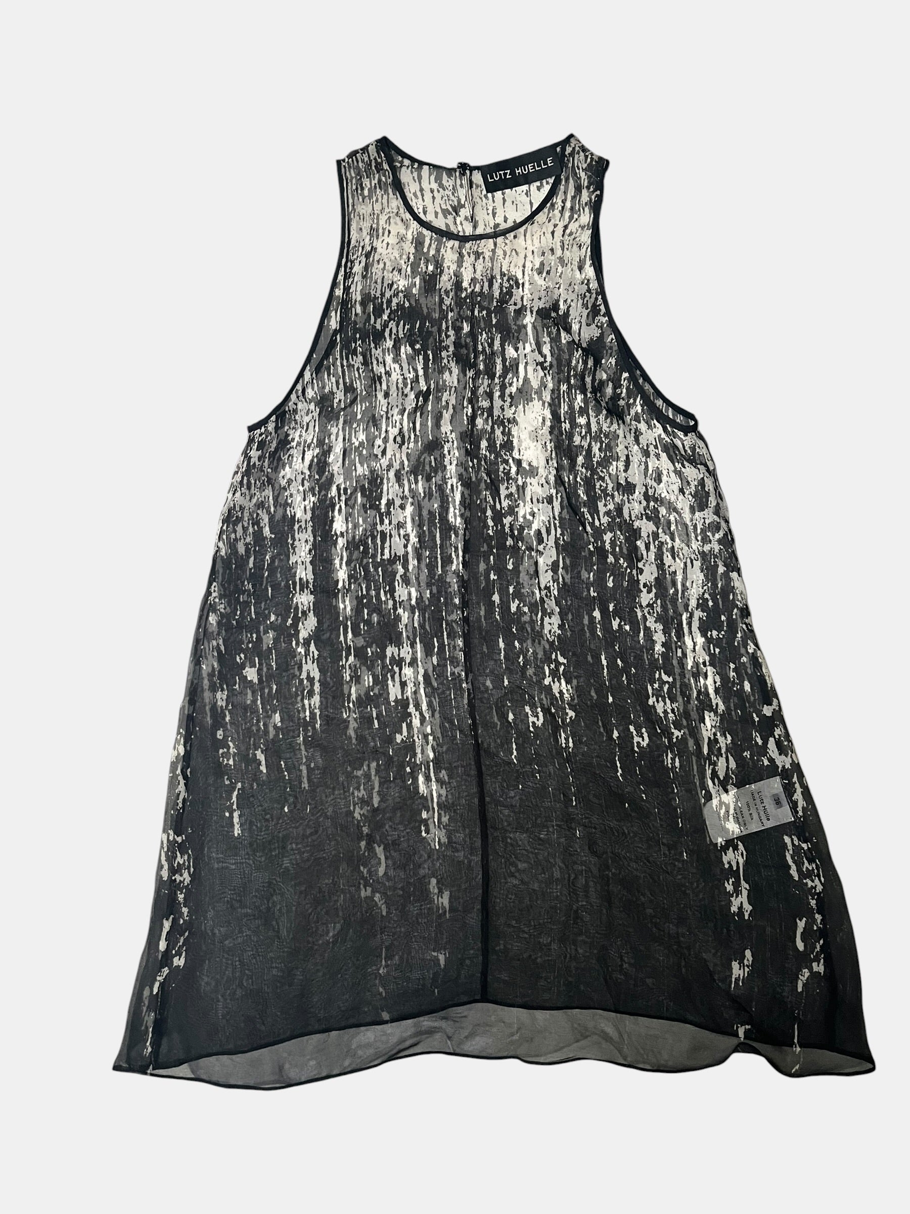 Lutz Huelle Sheer Sleeveless Top