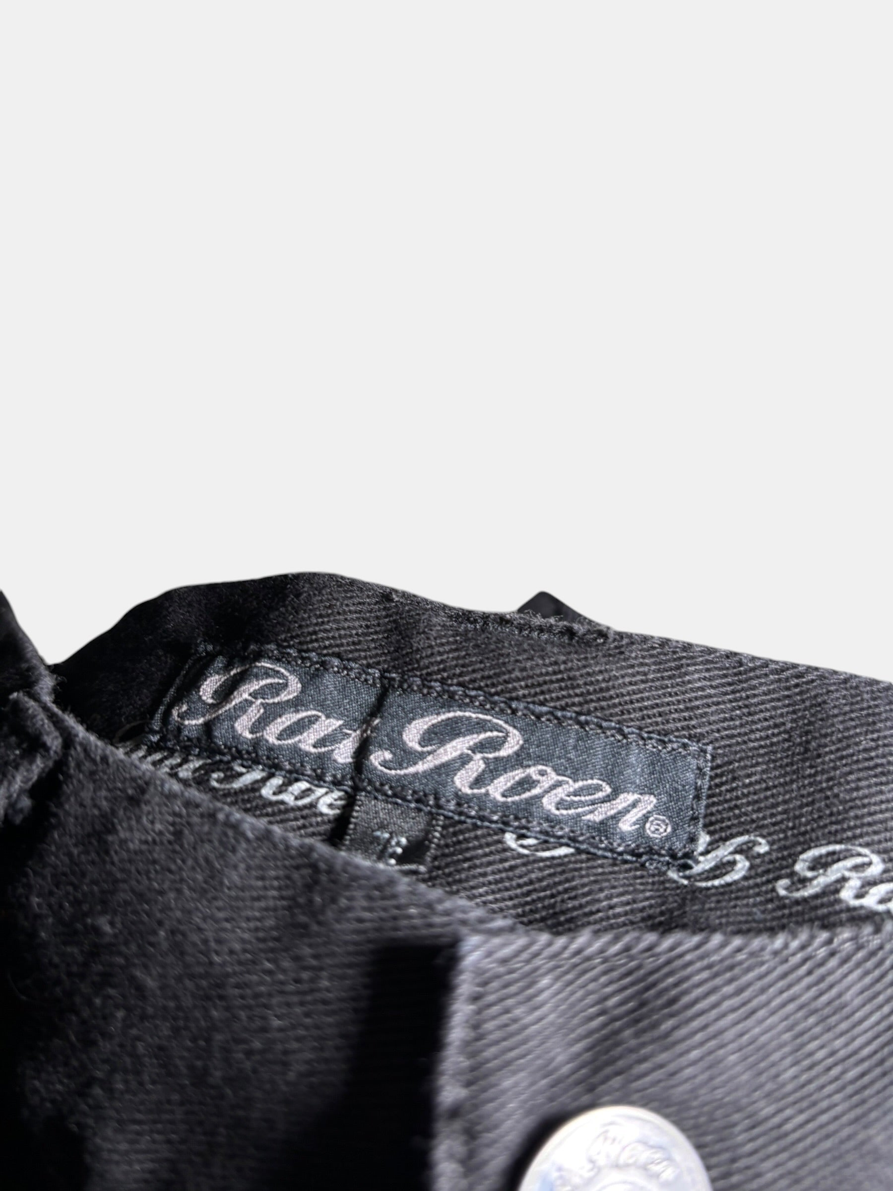 Roen Skull Embroidered Cropped Pants
