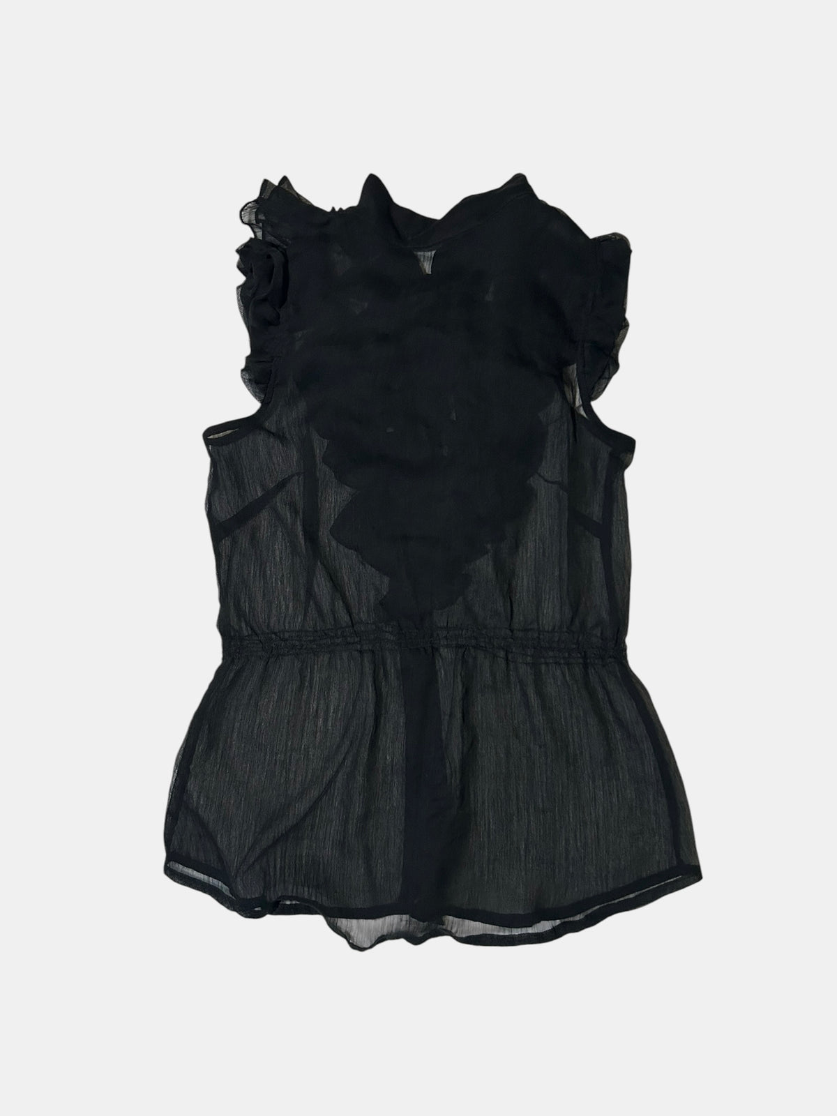 Ruffle-Front Blouse