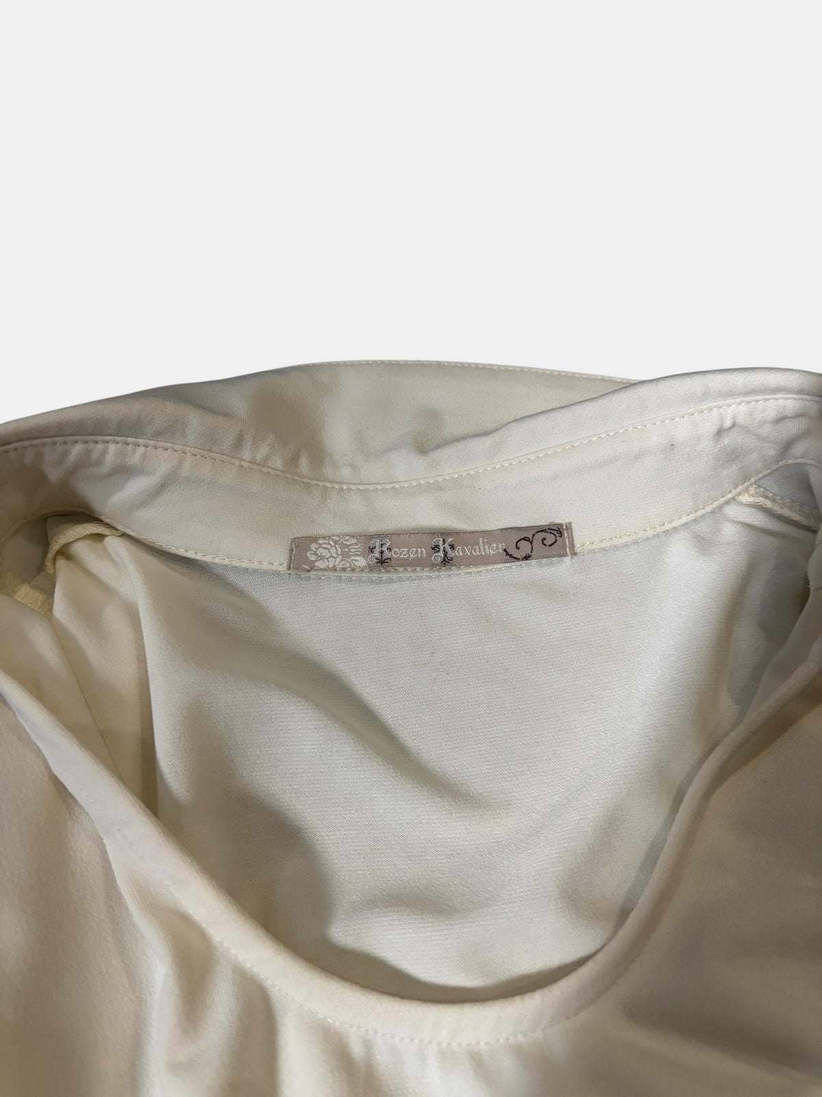 Rozen Kavalier Draped Cowl-Neck Top