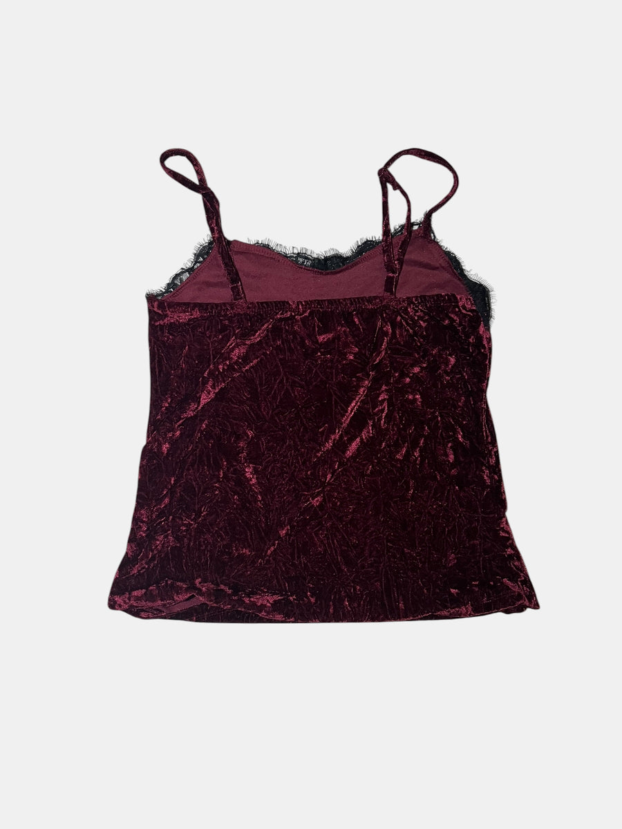 Crushed Velour Camisole