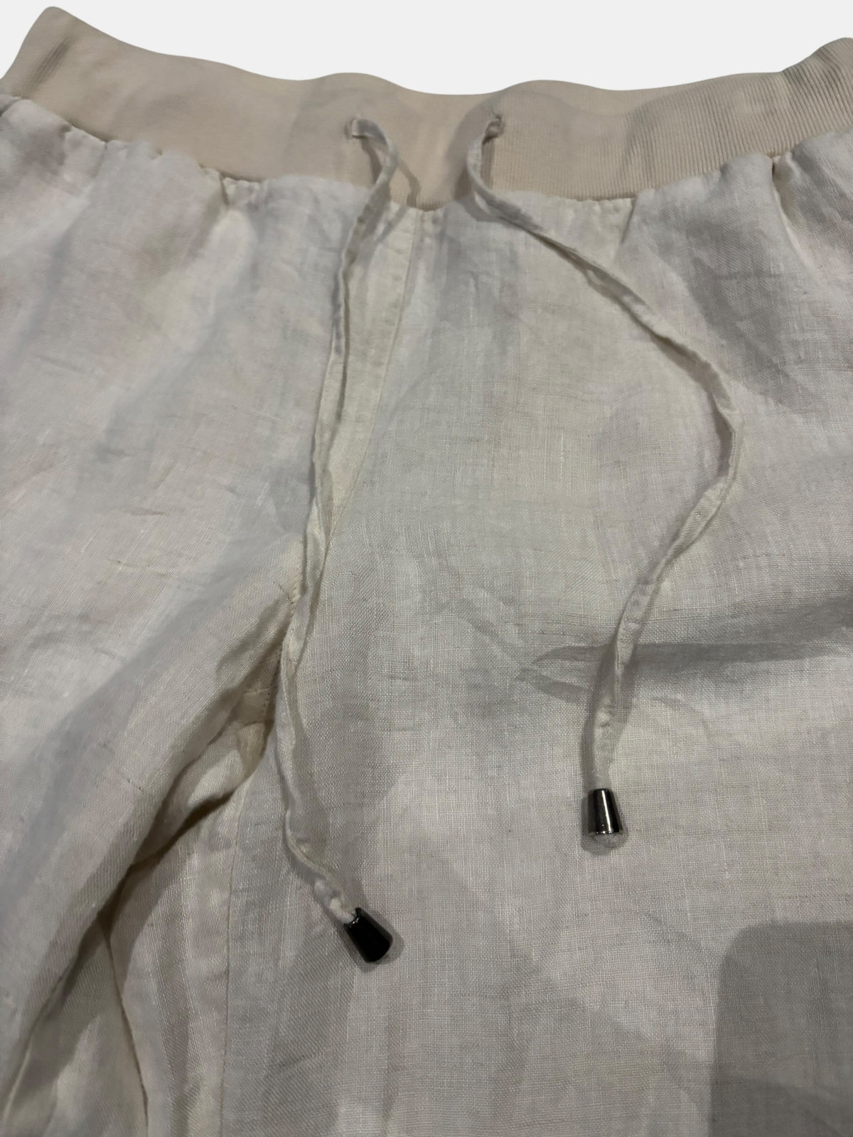 Linen Wide Leg Drawstring Pants