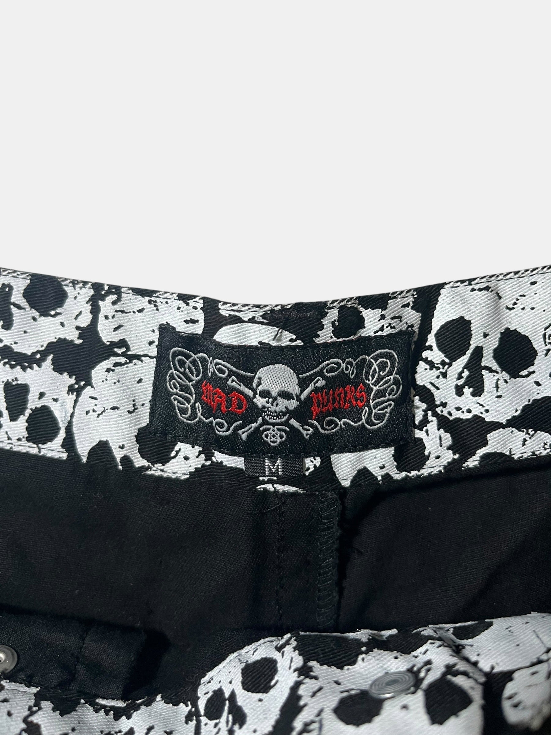 MAD PUNKS Suspender Shorts