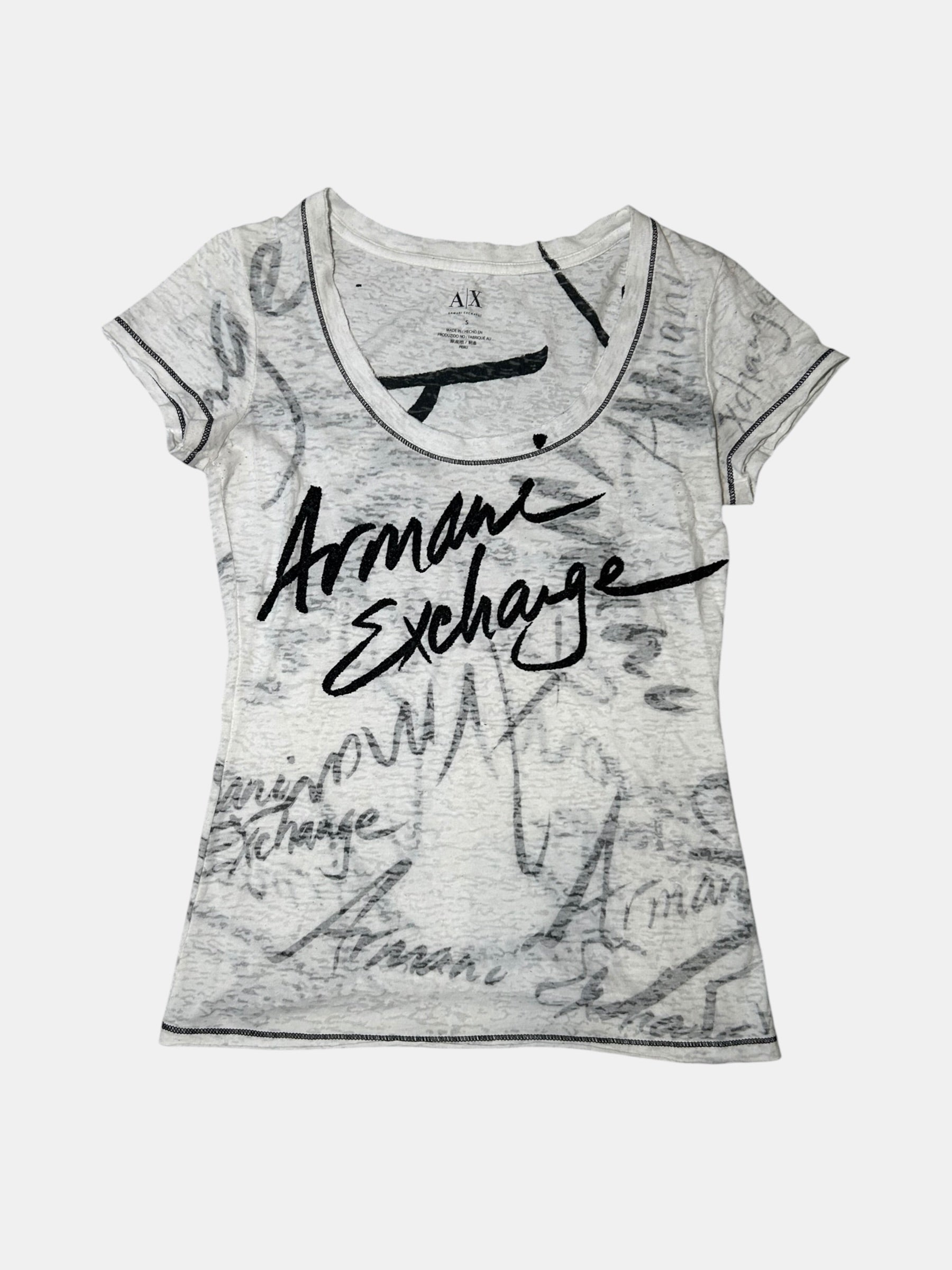 Allover Script T-Shirt