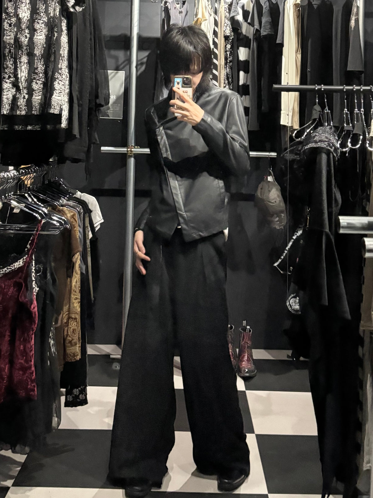 Draped Collar Jacket