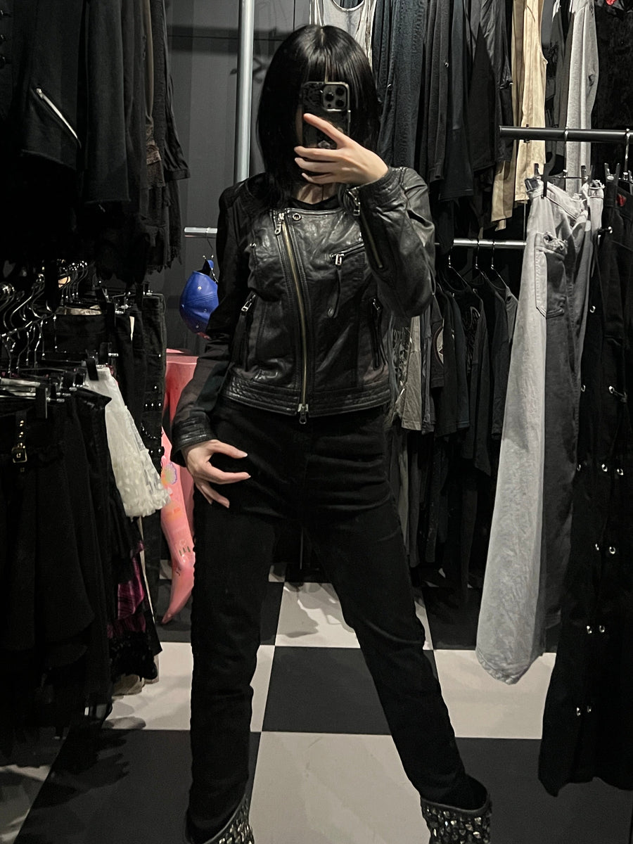 5351 POUR LES FEMMES Leather Rider Jacket
