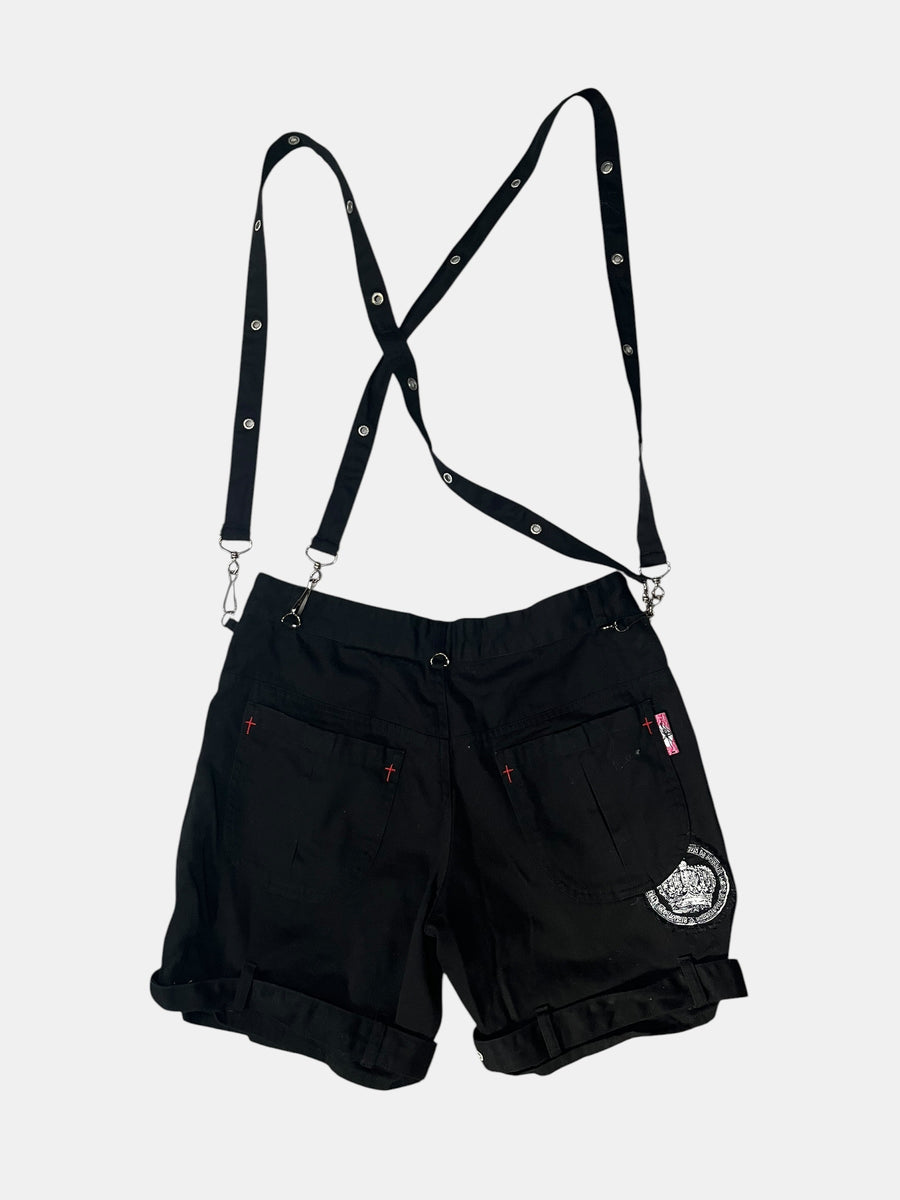 MAD PUNKS Suspender Shorts