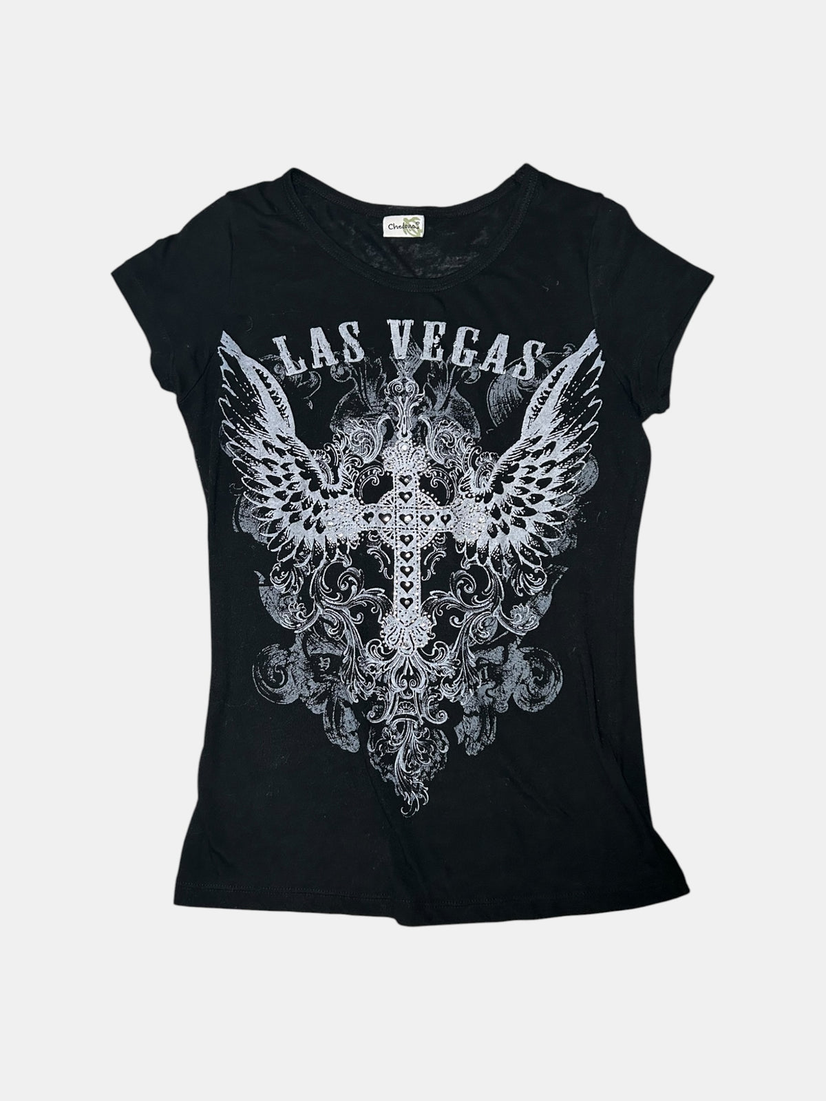 Y2K Las Vegas Cross Graphic T-Shirt