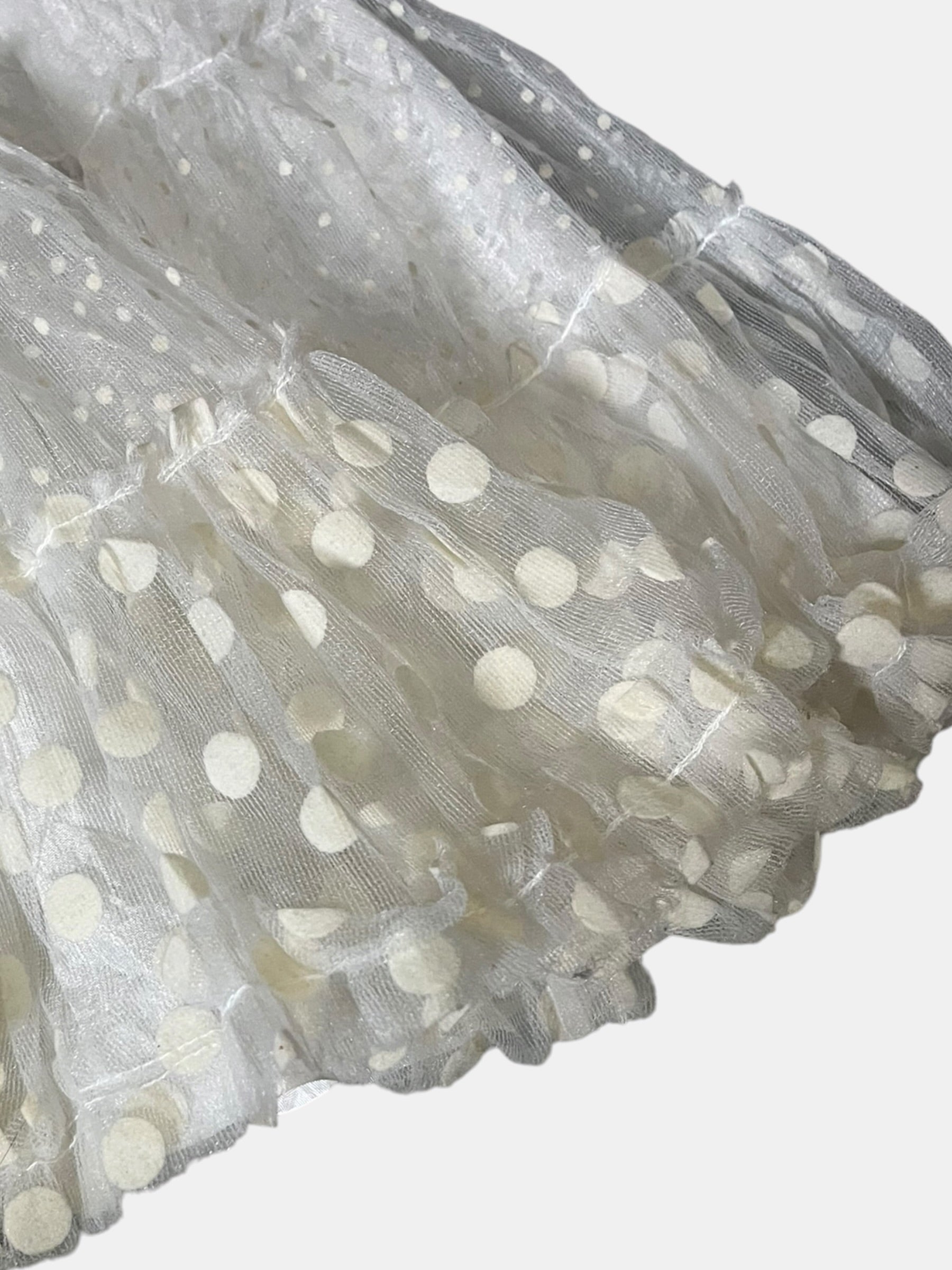 BODY LINE Sheer Whip Tiered Skirt