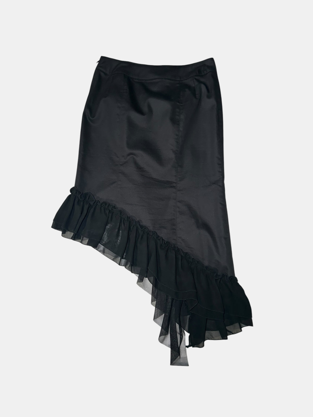 Asymmetric Ruffle Skirt