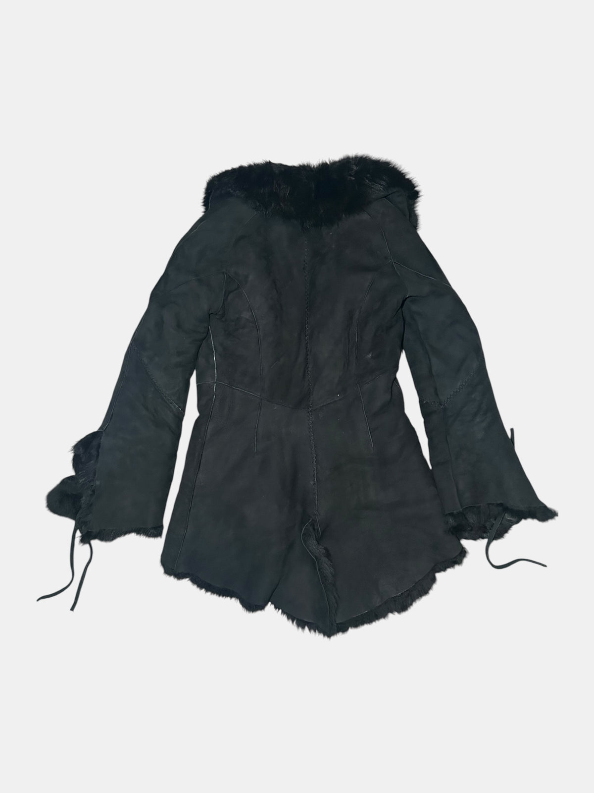 Fur-Trimmed Coat