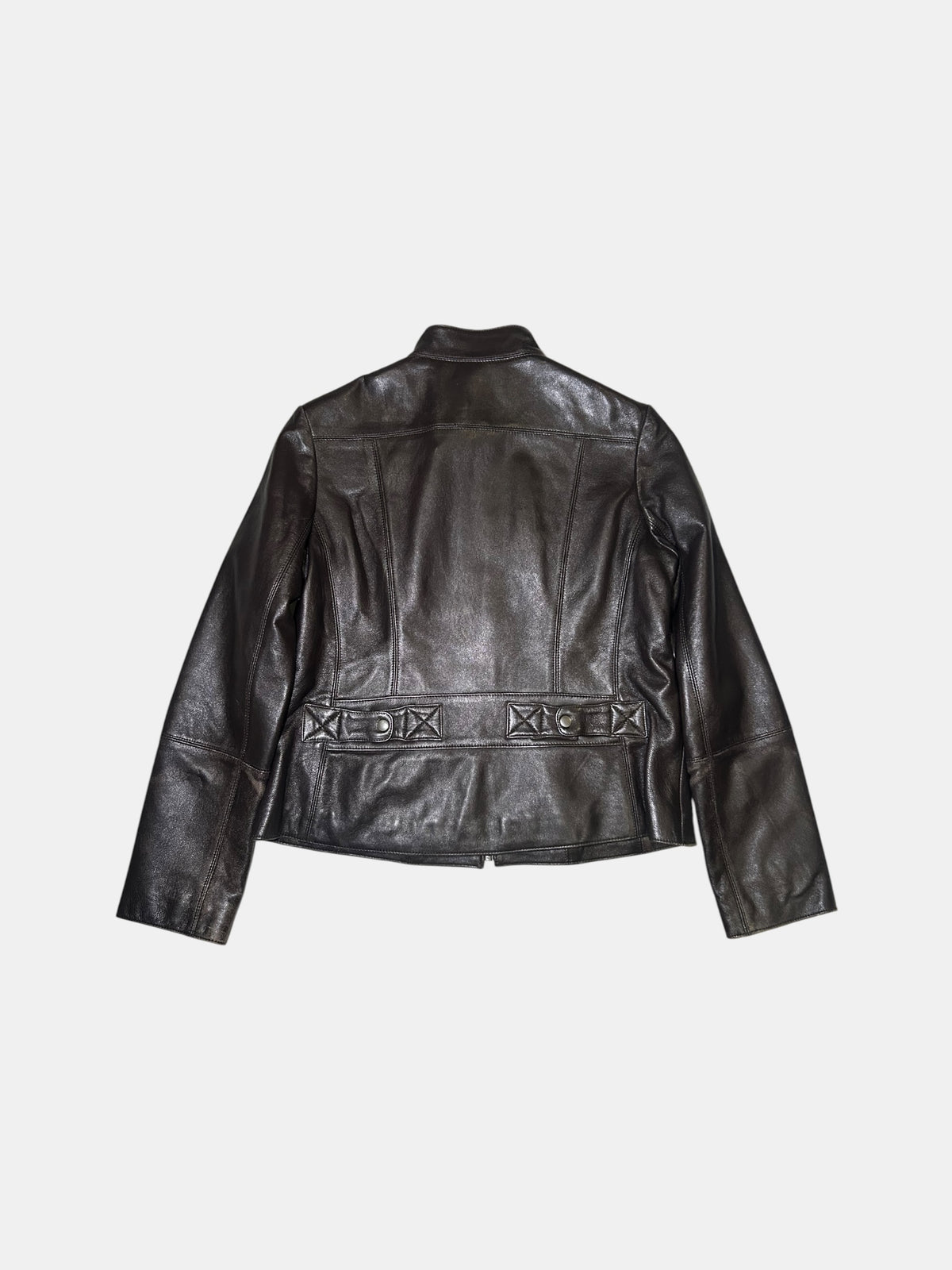 Four-Pocket Leather Jacket