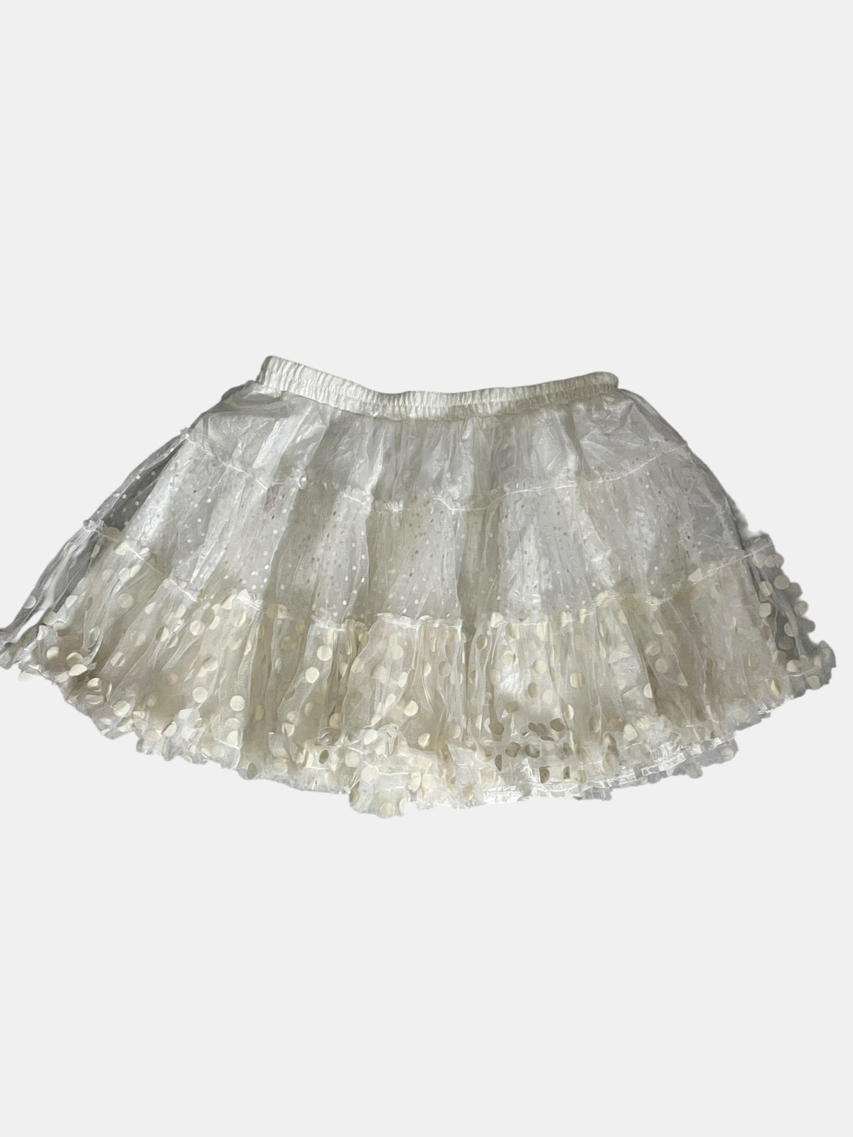 BODY LINE Sheer Whip Tiered Skirt