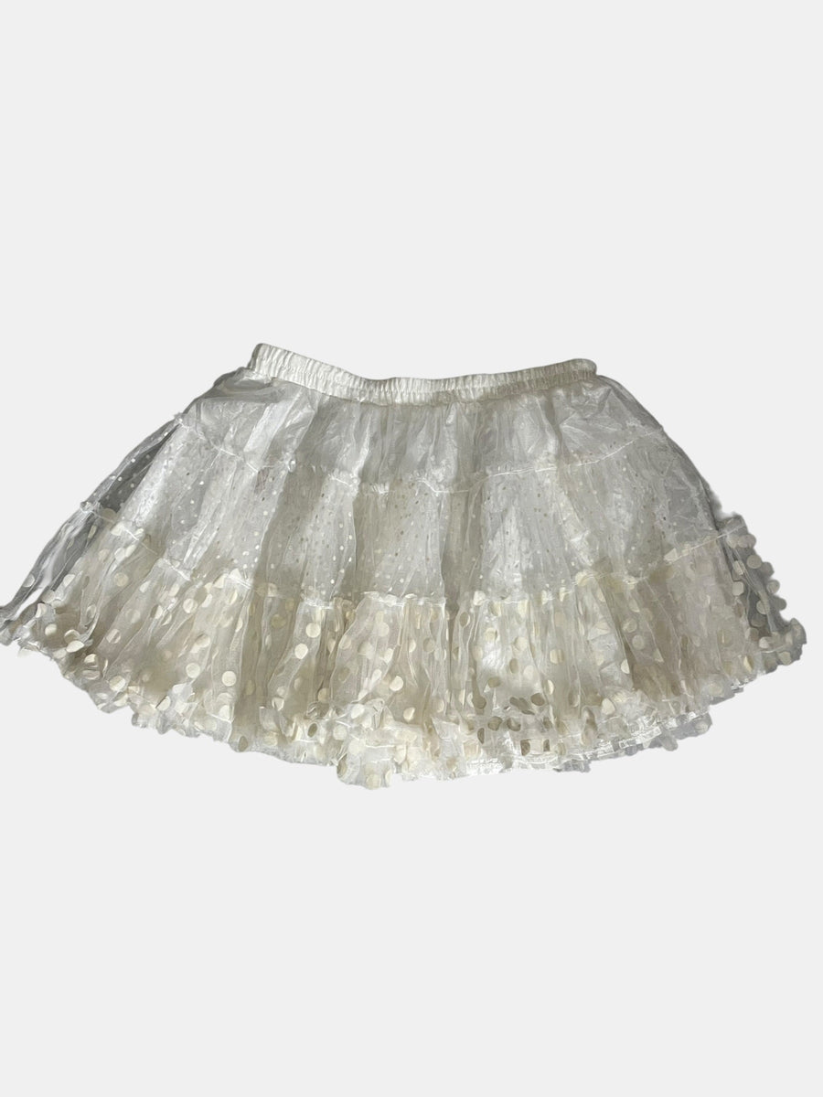 BODY LINE Sheer Whip Tiered Skirt
